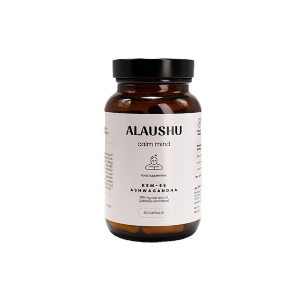 Ashwagandha kapslid KSM-66 500 mg, 60 kapslit
